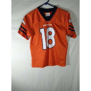 Youth Medium NFL Denver Broncos #18 Payton Manning Football Jersey